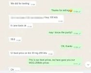 Customer's feedback about purity of Tirzepatide.webp