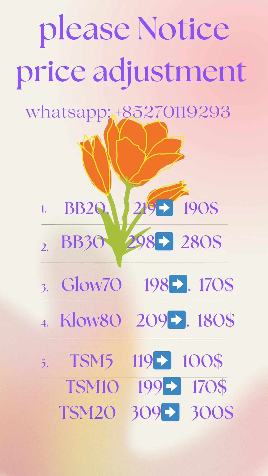 粉金色简约渐变背景西式英文手机海报.webp