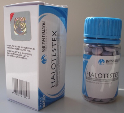 Oral steroid halotestin