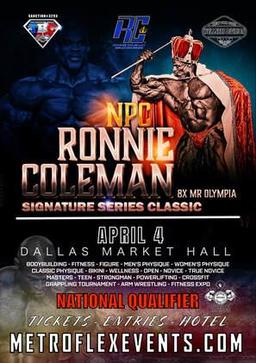 2020 – NPC Ronnie Coleman Classic