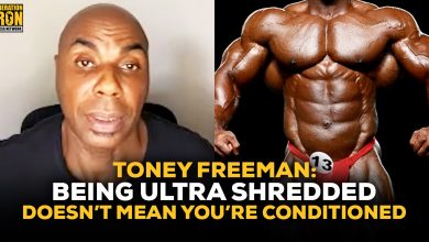 Toney Freeman: Being Ultra Shredded Doesn’t Mean A Bodybuilder Is Conditioned