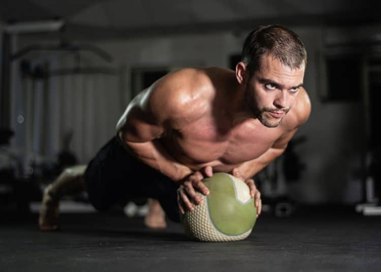 Medicine Ball Push Ups Medicine Ball Push Ups