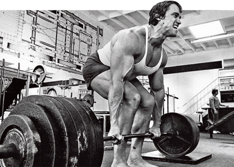 Arnold Doing Deadlift