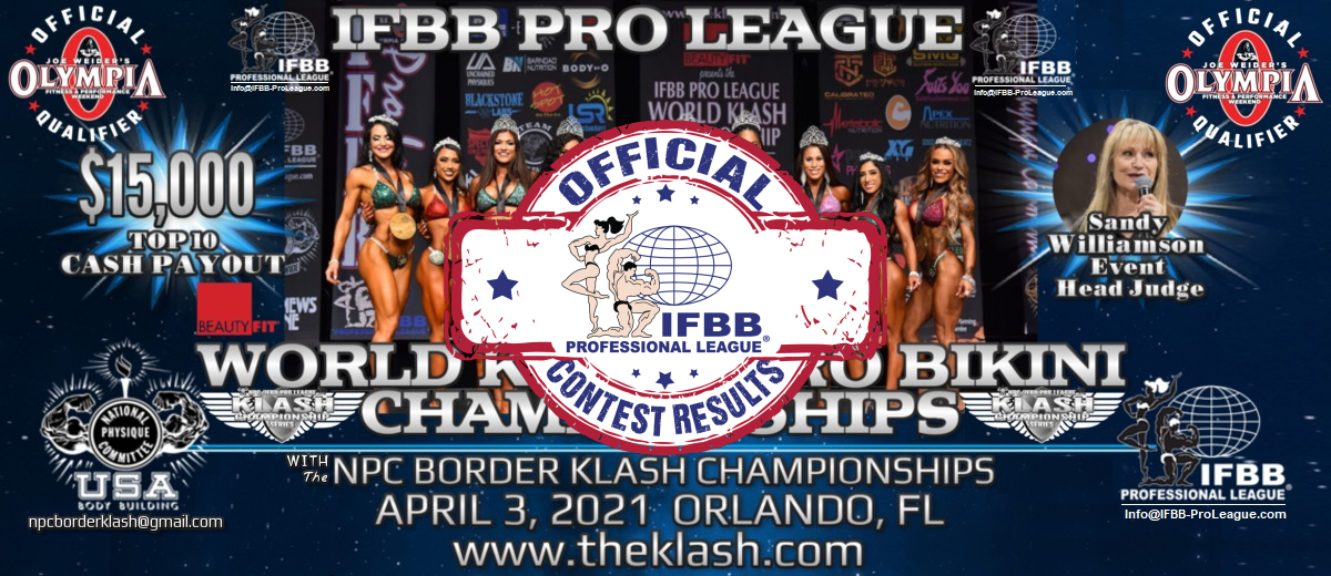 2021 World Klash Pro Championships Scorecard