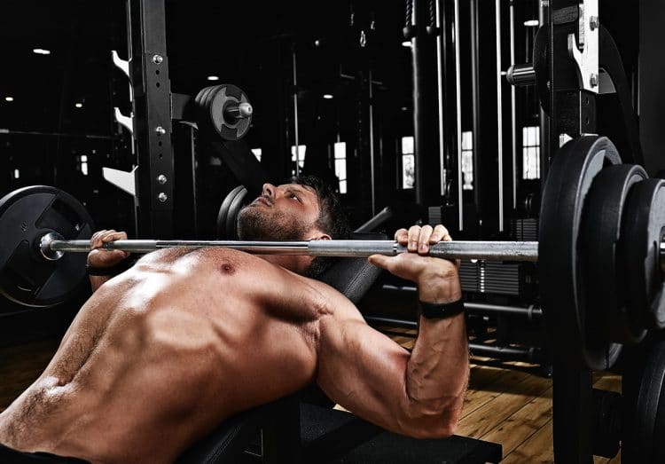 Barbell Incline Press Exercise Barbell Incline Press Exercise