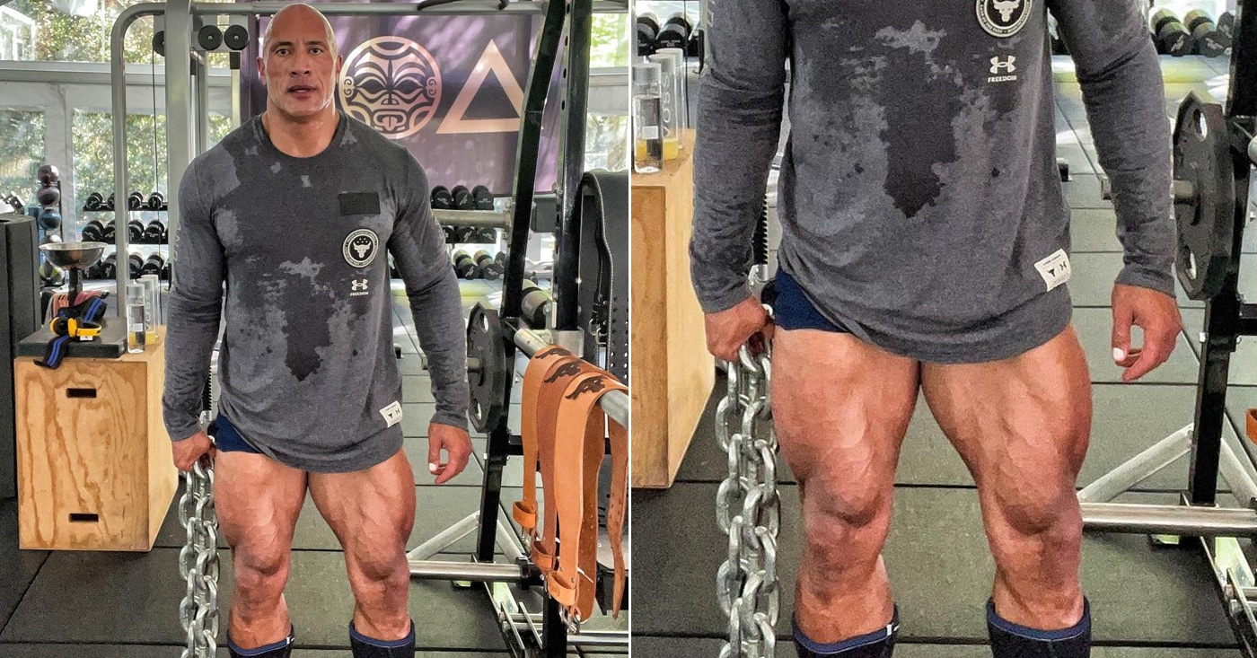 Dwayne Johnson Proves He Never Skips Leg Day With Jaw-Dropping Picture Of Rock Hard Calves