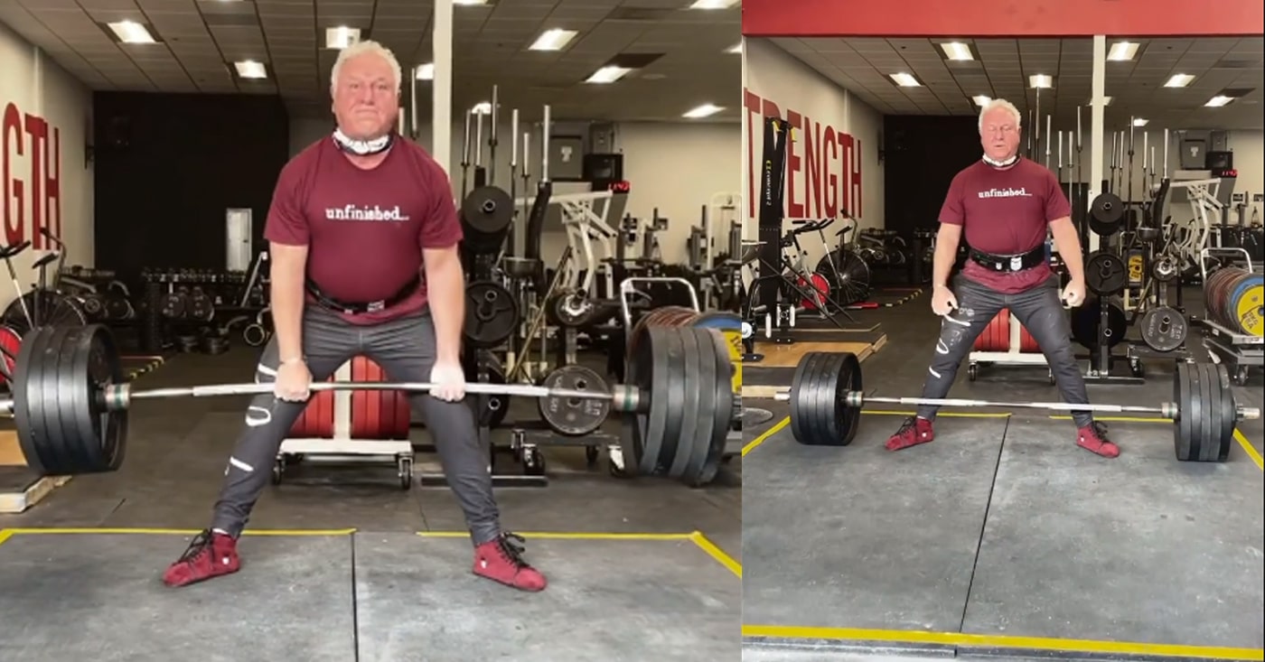 Rudy Kadlub Turns 72 With 235kg/520lb Deadlift Unofficial World Record