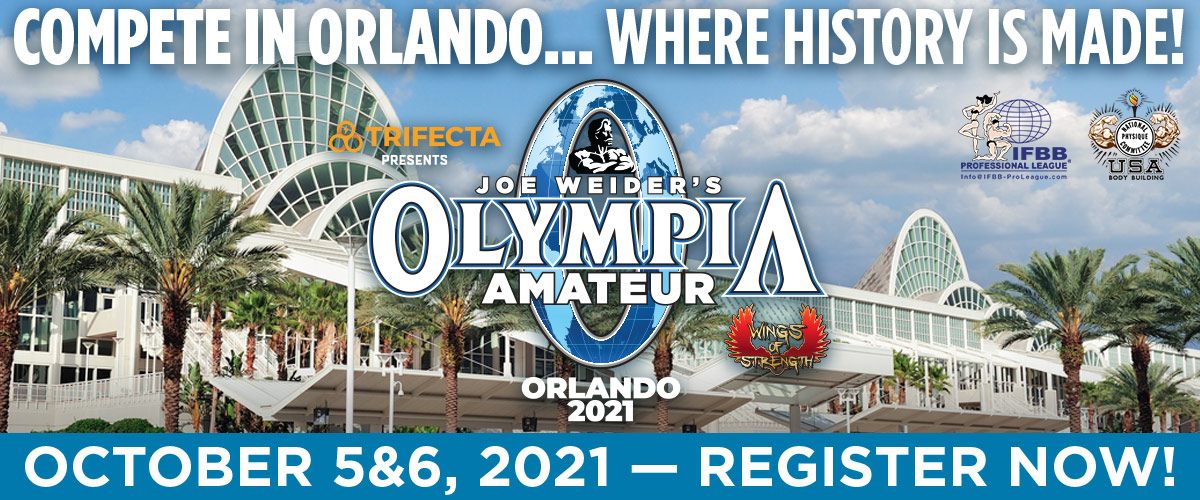 2021 Olympia Amateur Orlando Pro Qualifier