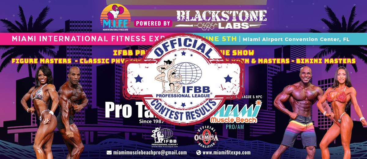 2021 Miami Muscle Beach Pro Scorecards