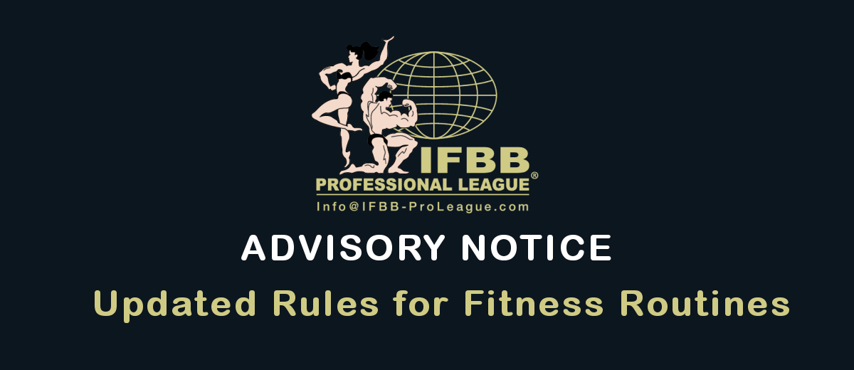IFBB Professional League Updated Rules for Fitness Routines