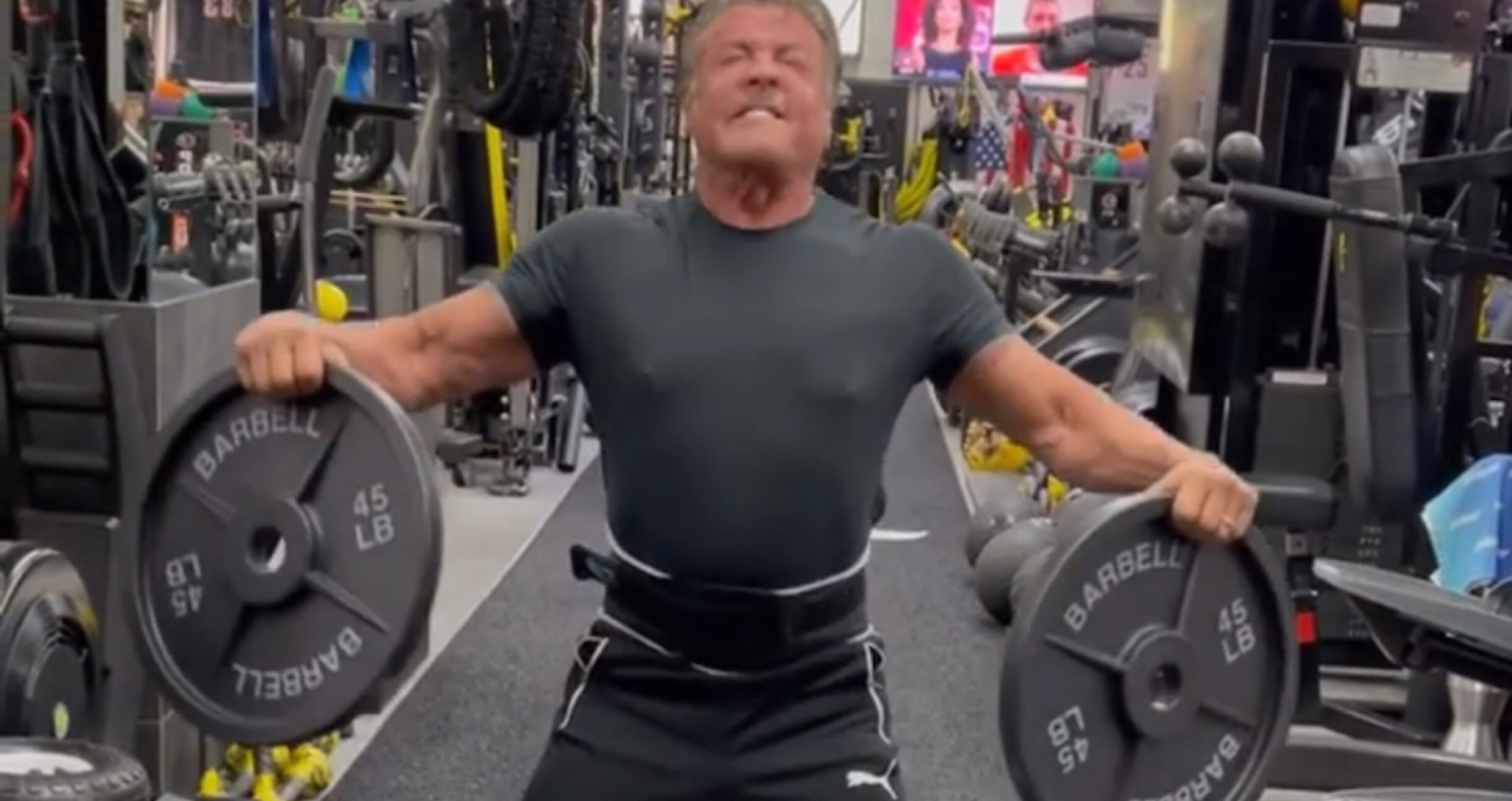 Did Sylvester Stallone Just Get Caught Using Fake Weights?