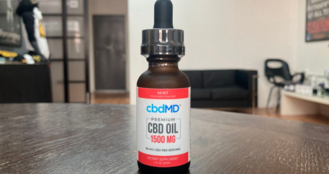 cbdMD Premium CBD Oil Tincture Review For Muscle & Recovery