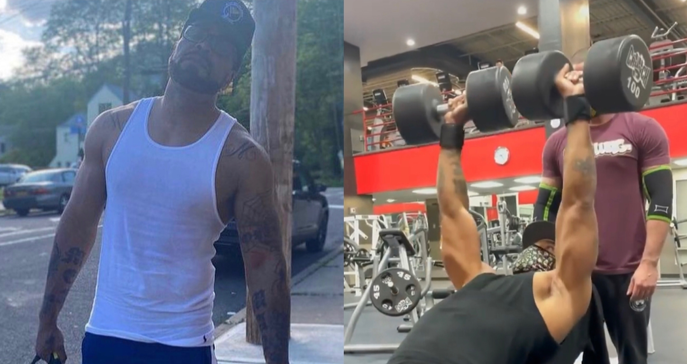 Method Man Looks Extra Jacked During Chest and Biceps Training