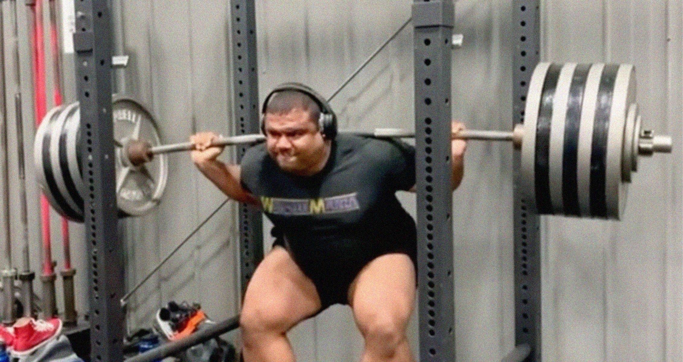 Chris Craft Shows Off Massive 317.5 Squats Without Belt Or Knee Sleeves