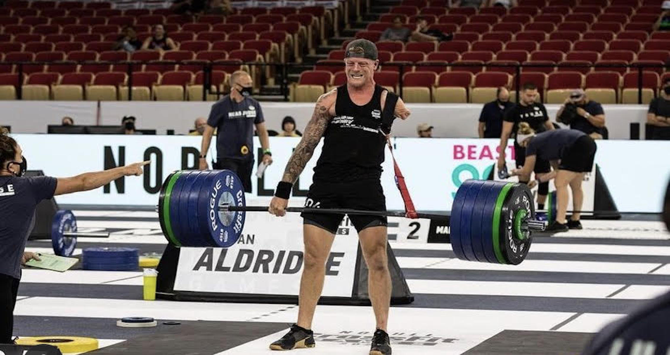 Adaptive Athlete Logan Aldridge Deadlifts 502 Pounds During 2021 CrossFit Games