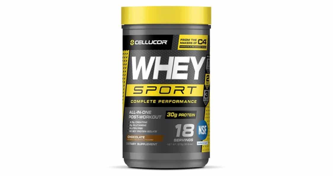 Cellucor Whey Sport Protein Powder Review