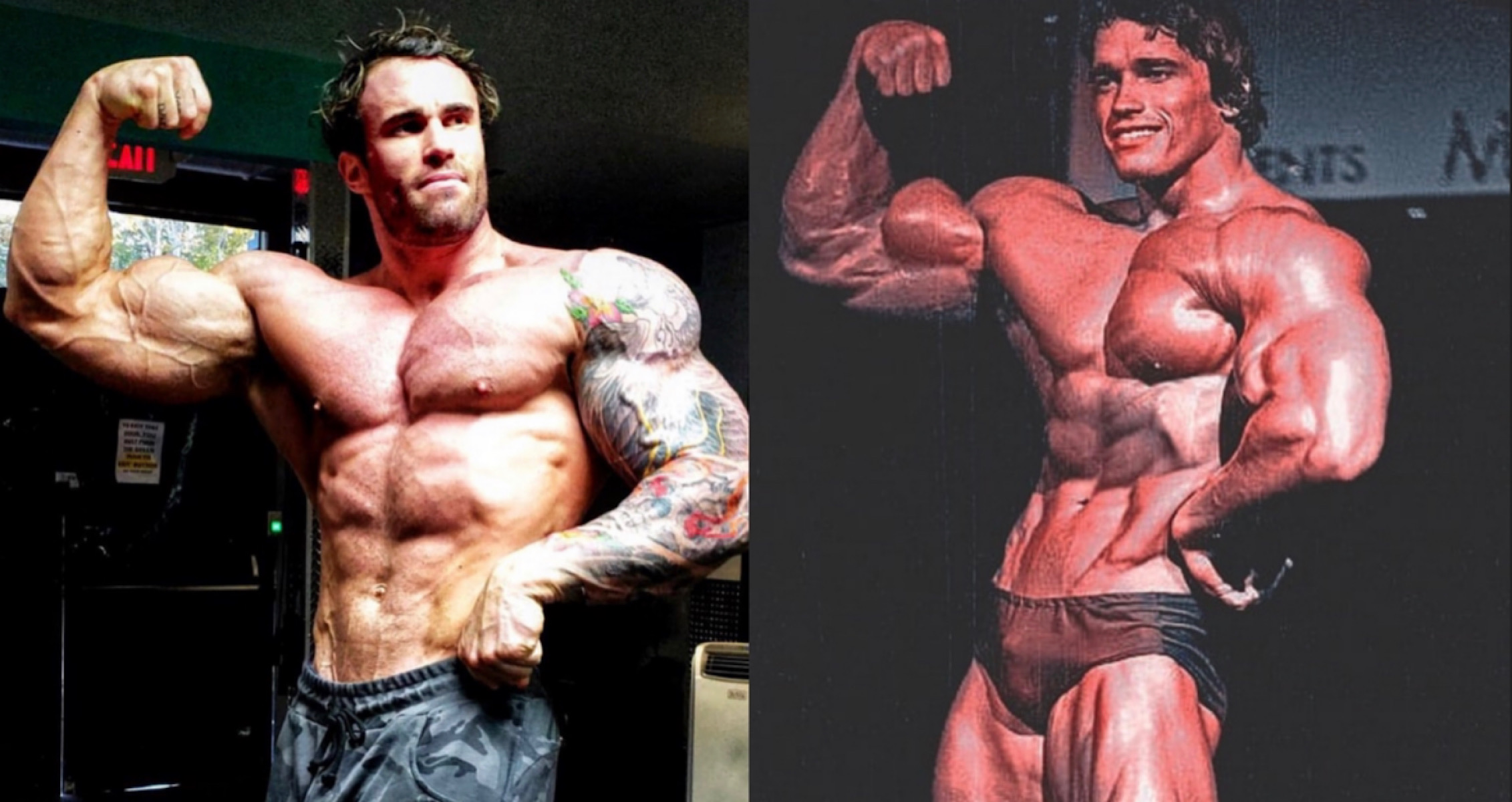 Calum Von Moger Takes Down Posters of Arnold Schwarzenegger in His Gym