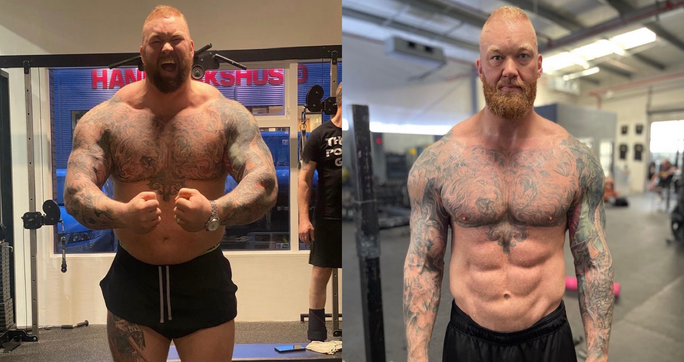 Hafthor Bjornsson Shows Physique Transformation Ahead Of Boxing Match