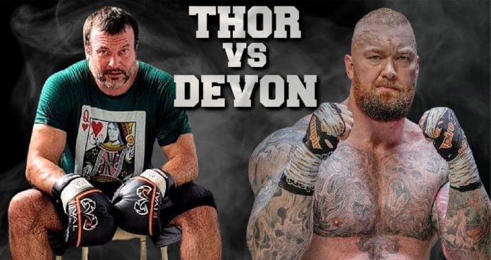 Hafthor Bjornsson Vs Devon Larratt Fight Crashes Core Sports Website