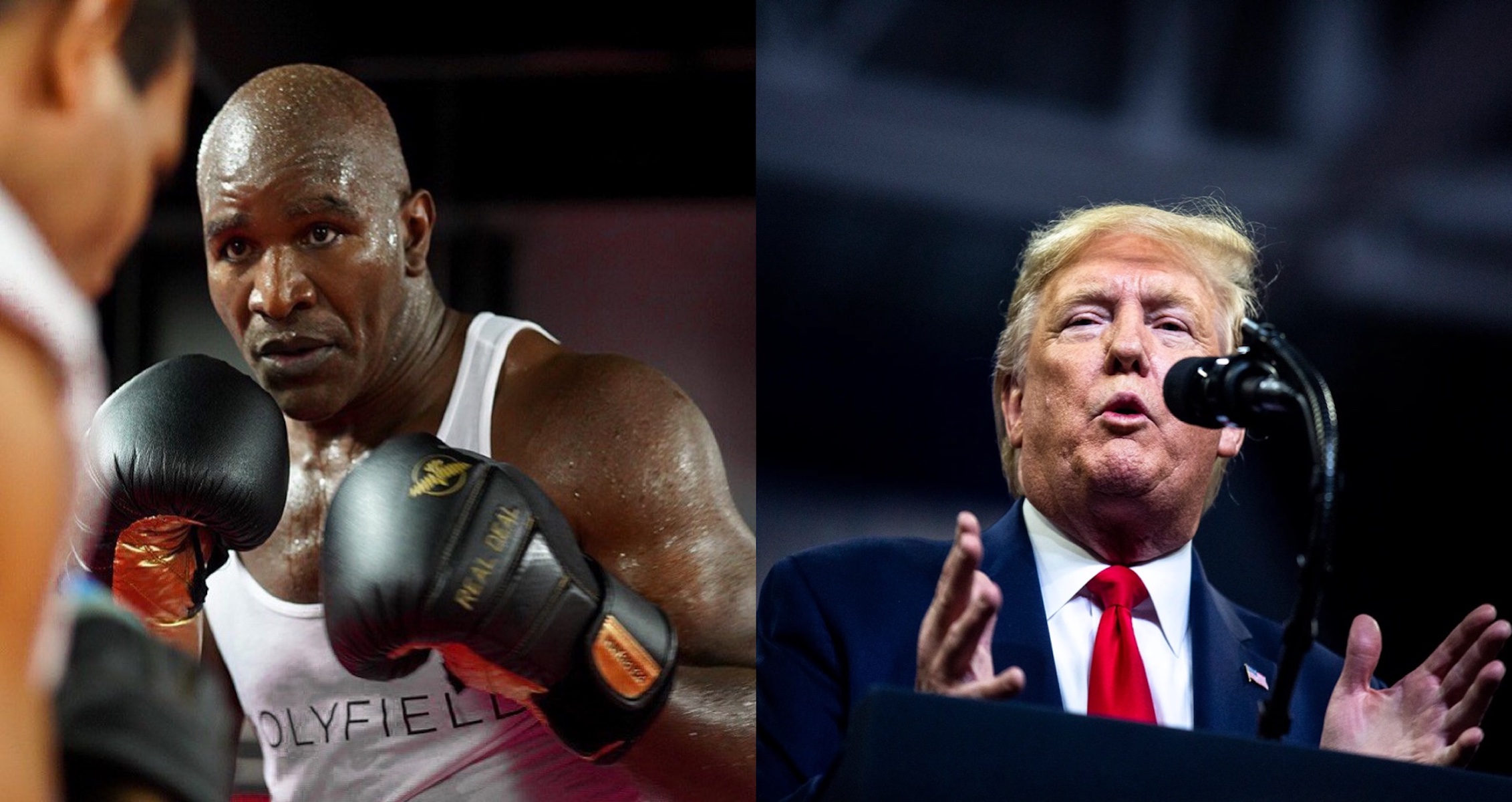 Donald Trump To Commentate Evander Holyfield Return Fight