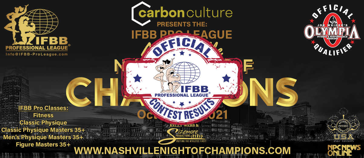 2021 Nashville Night of Champions Scorecards