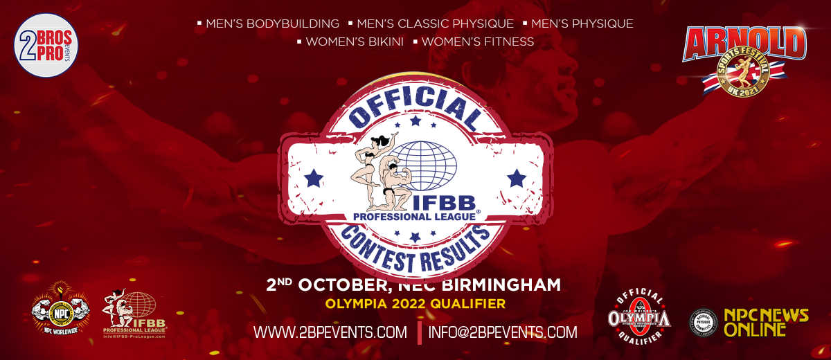 2021 Arnold Classic UK Results Top 5