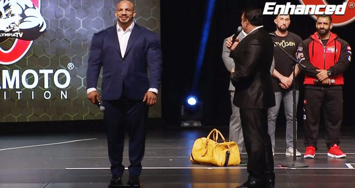 Big Ramy Weighs In At 305 LBS (With Clothes) During Olympia 2021 Press Conference