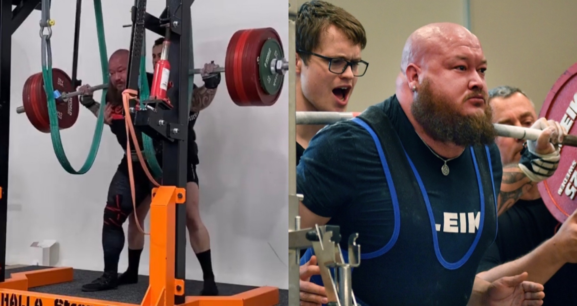 Joseph Whittaker Avoids Injury In Gym During 400kg Squat