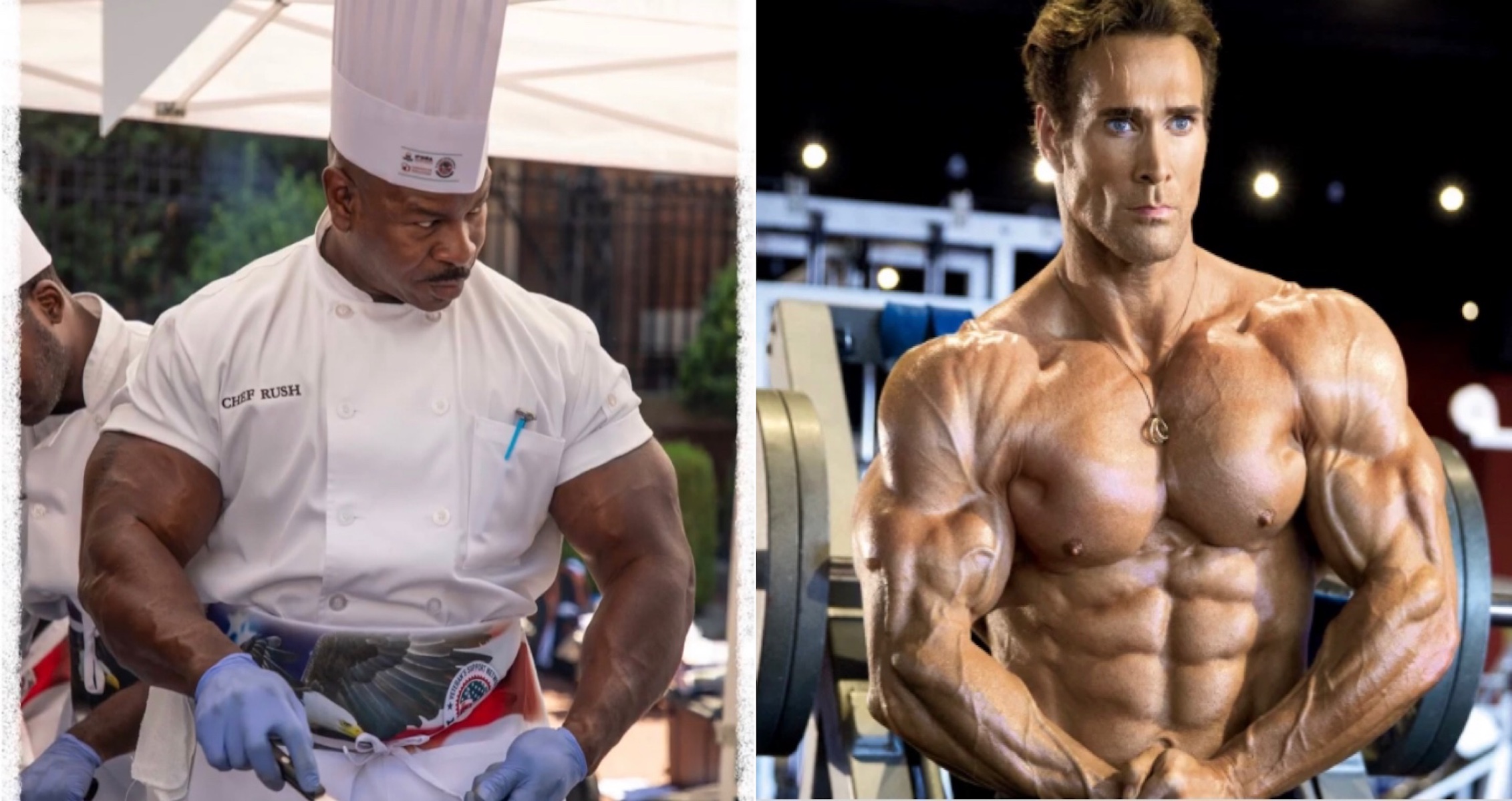 White House Chef Andre Rush Joins Mike O’Hearn For Arm Day