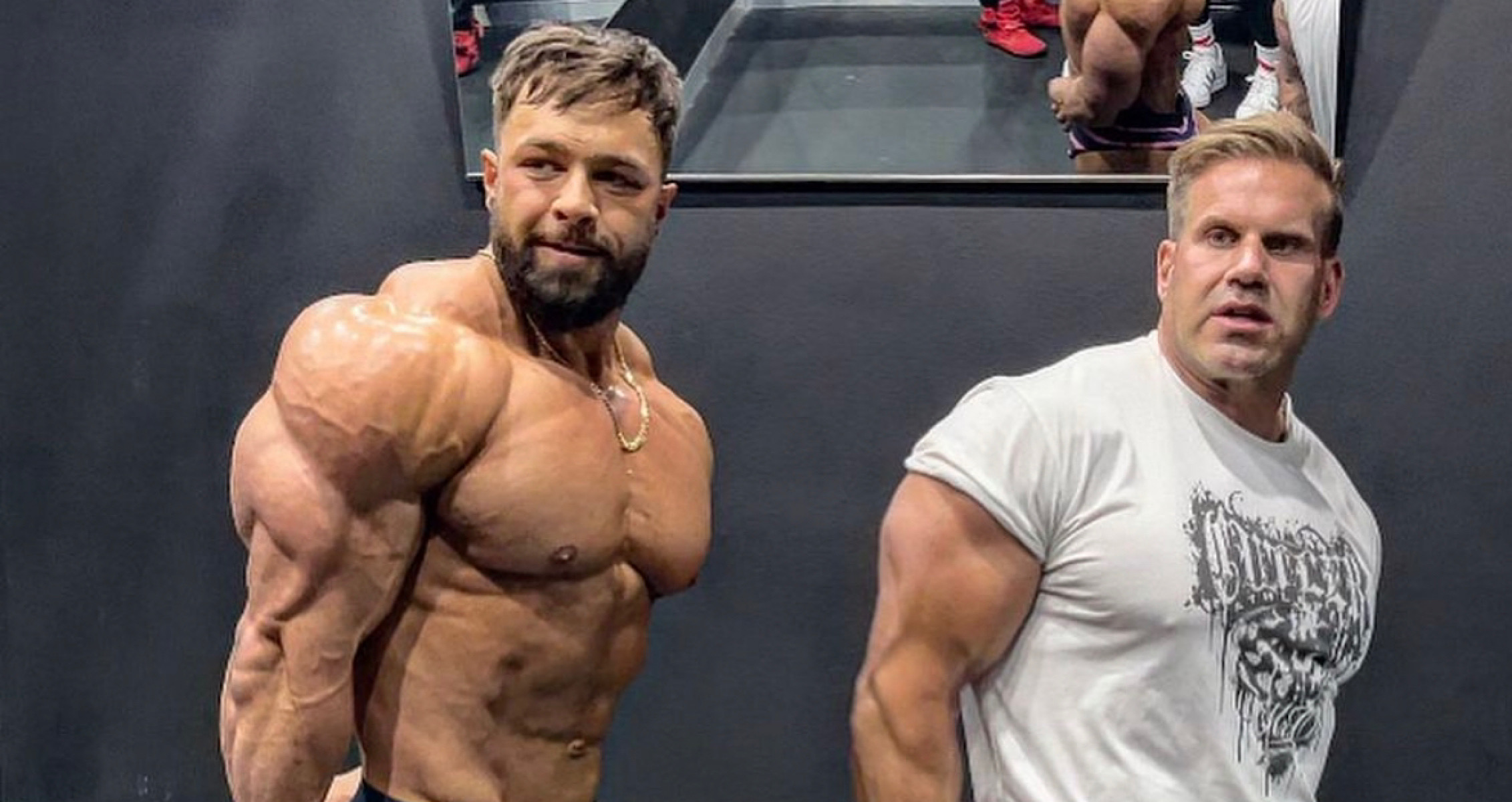 Regan Grimes Gets High Level Posing Advice From Jay Cutler and Iris Kyle