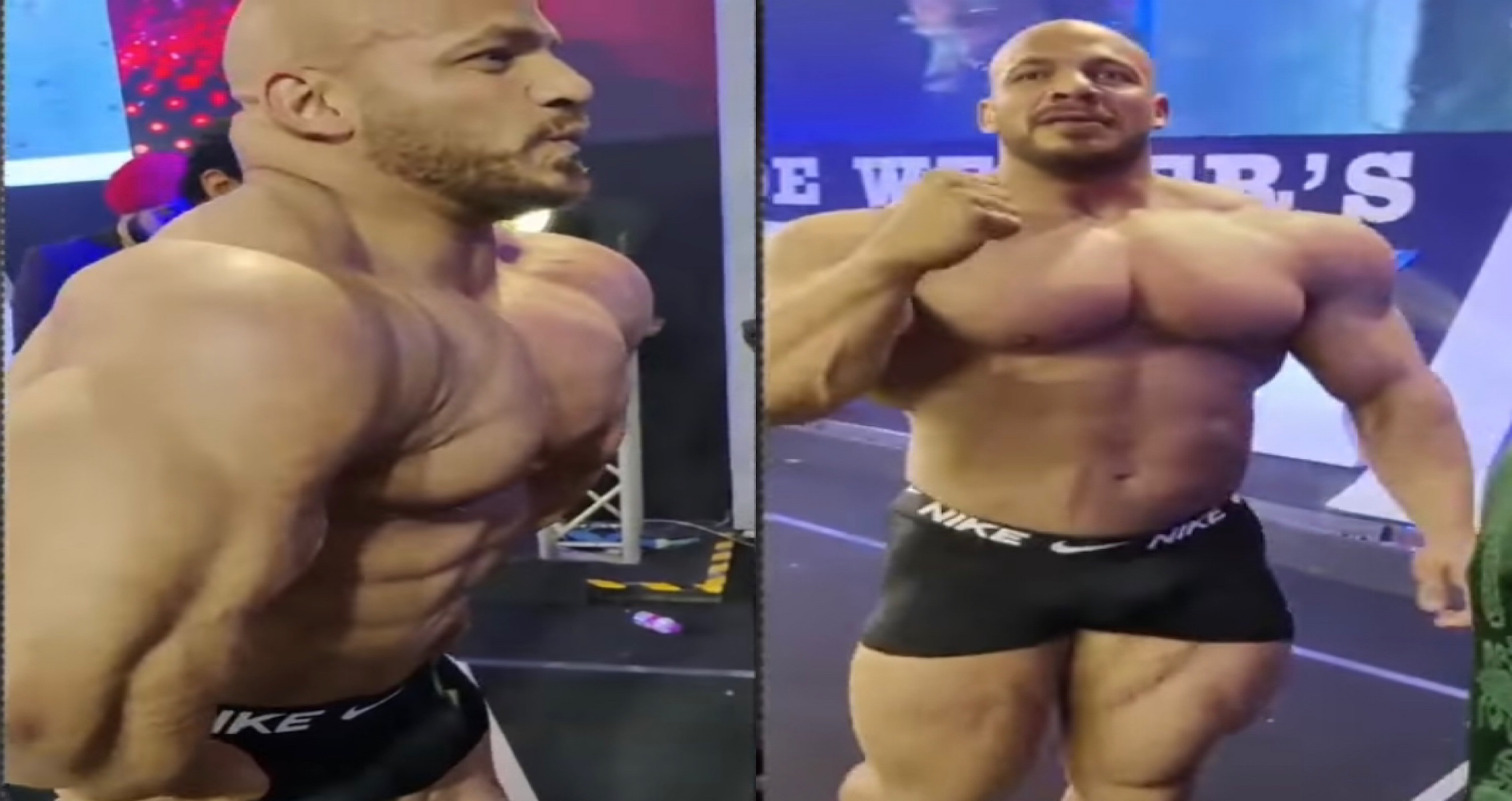 Big Ramy Guest Poses At Shreru Classic