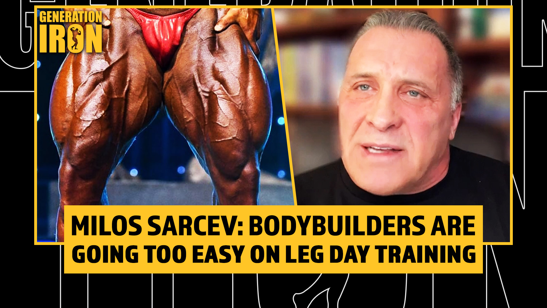 Milos Sarcev: Today’s Bodybuilders Are Going Too Easy On Leg Day Training