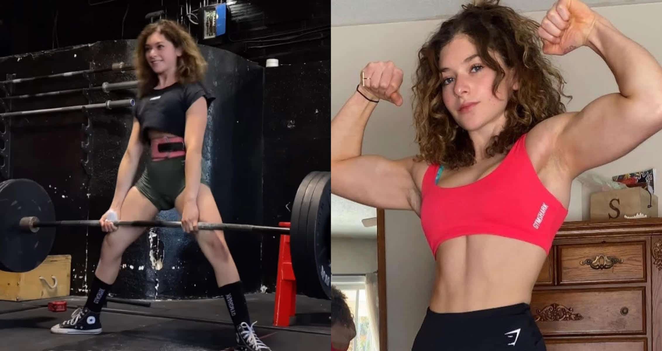 21-Year-Old Serena Abweh Hits PR Deadlift Of 350 Pounds