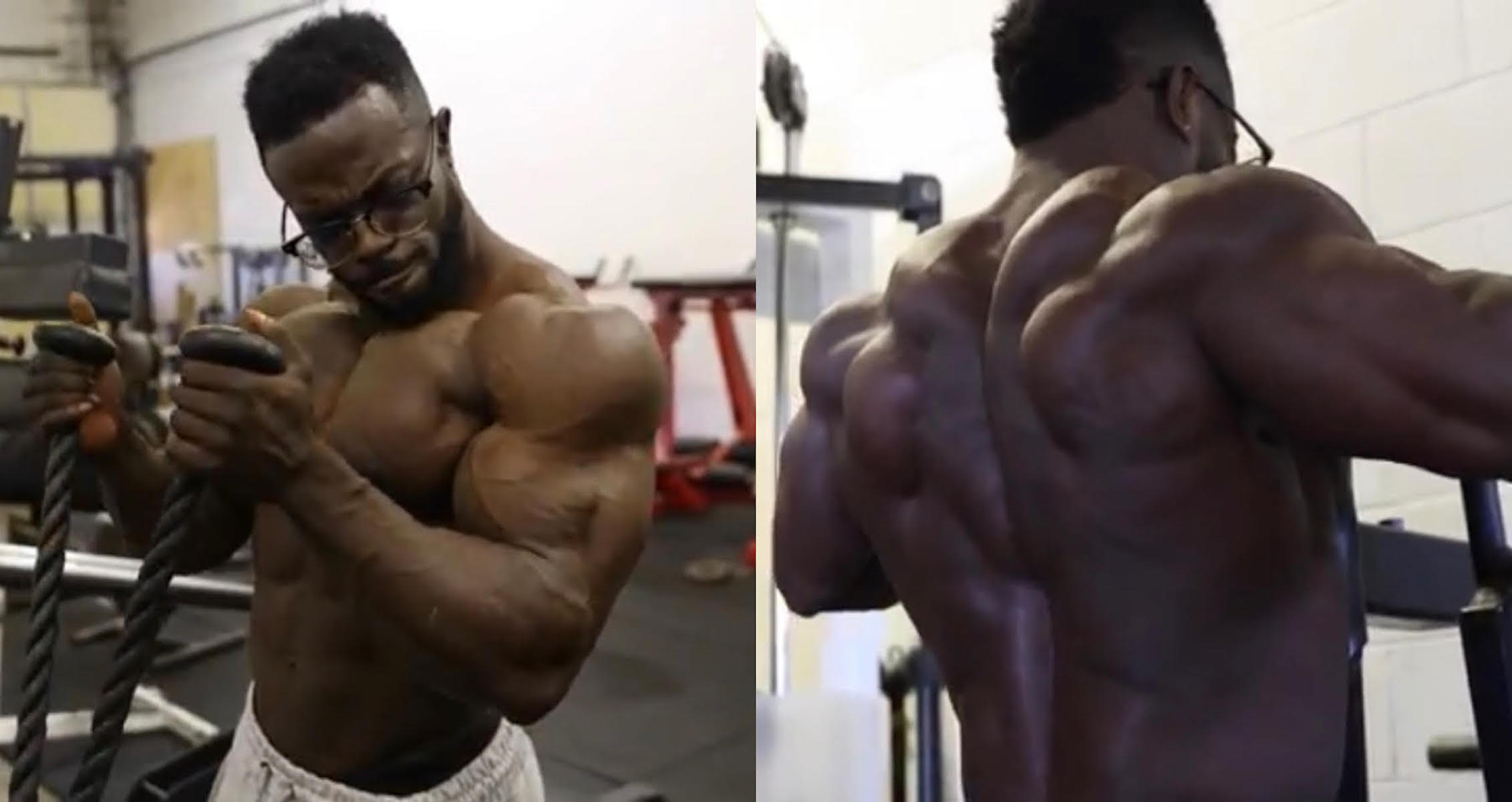 Terrence Ruffin Shows Off Massive Back And Biceps Workout