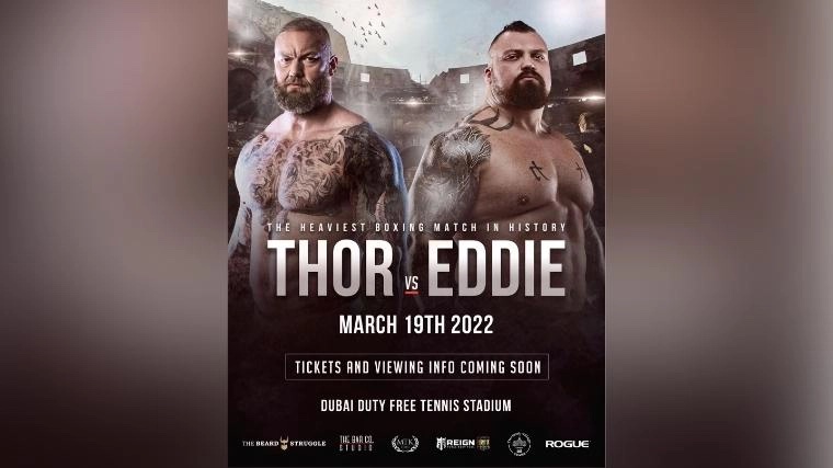 Hafthor Bjornsson vs. Eddie Hall Boxing Match Reportedly Set For March 19