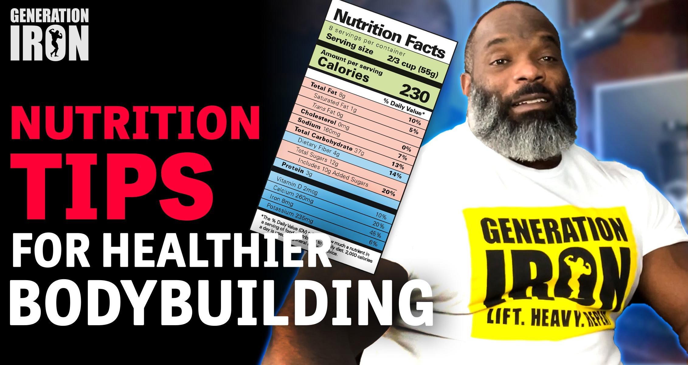 Hardcore Truth With Johnnie O. Jackson: Nutrition Tips For Better Health In Bodybuilding