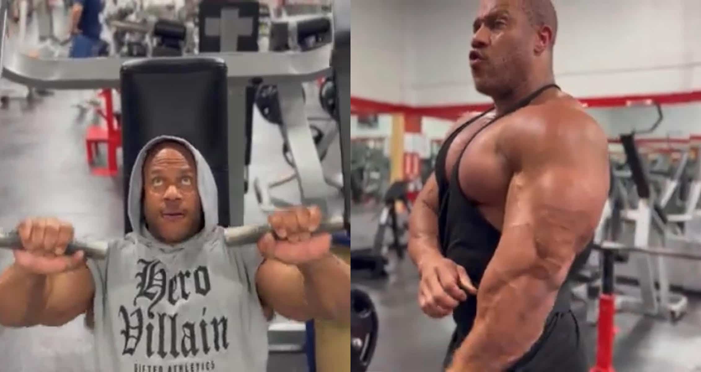 Phil Heath Looks Monstrous During Chest, Shoulders, and Tricep Workout