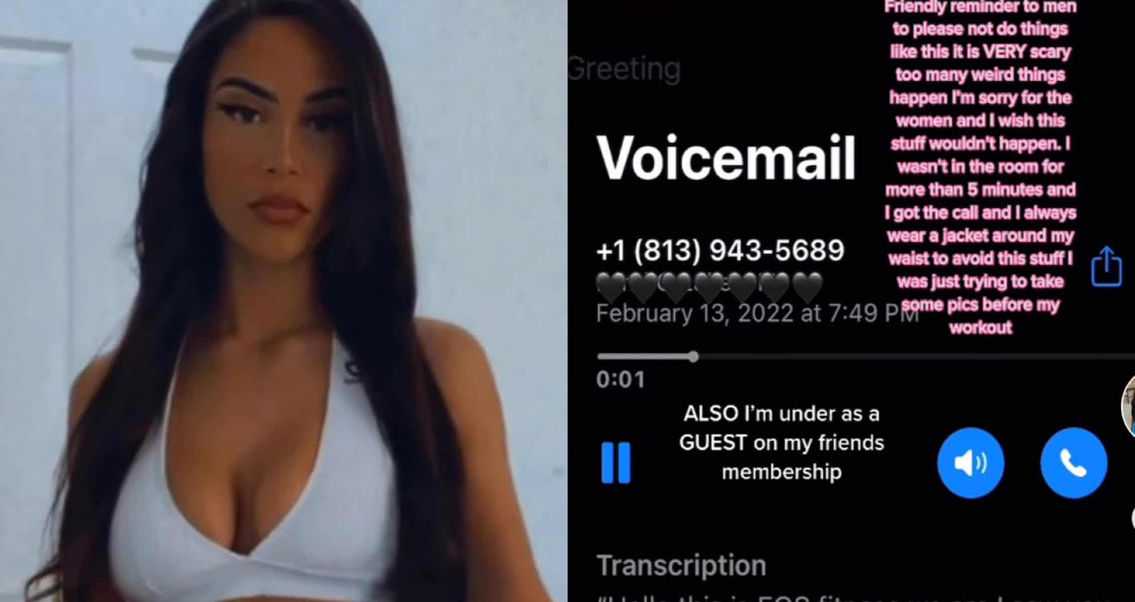 TikTok Fitness Influencer Shares Strange Voicemail Left By Gym Employee