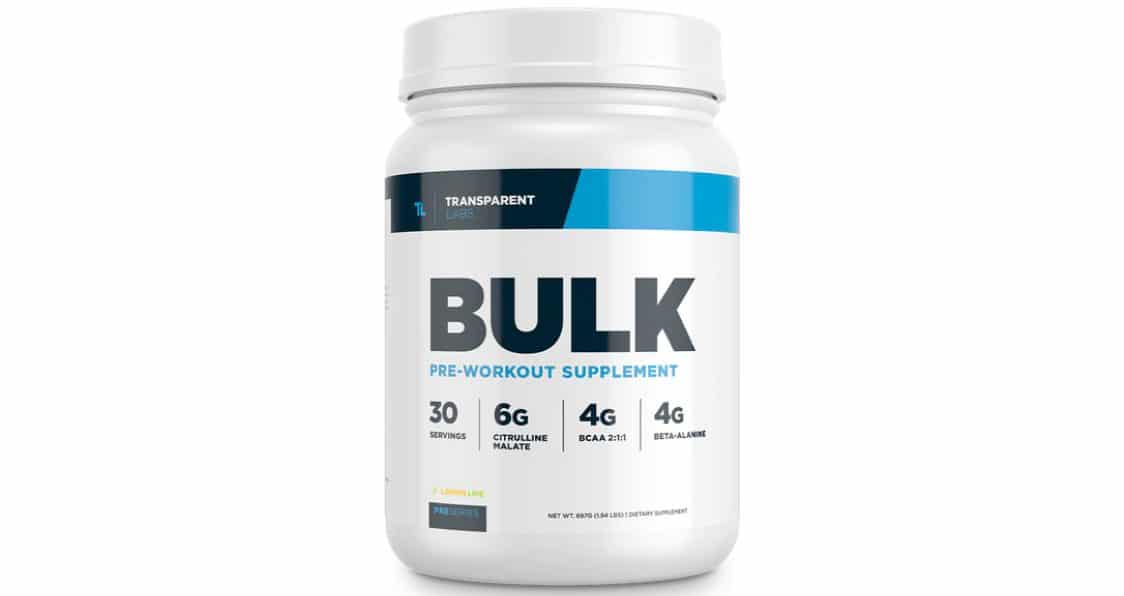 Transparent Labs BULK Pre-Workout Review For Advanced Training
