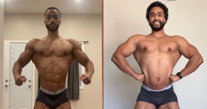 PNBA Natural Bodybuilder Derek Joe Compares In-Season Vs Off-Season Physique