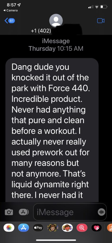 Outstanding Review For Force 440!