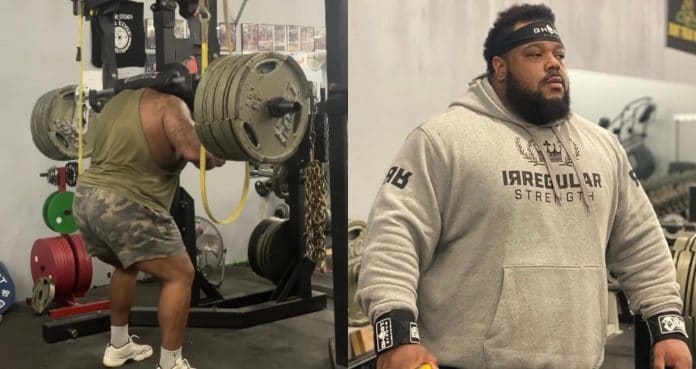 Julius Maddox Shows Full Ability As Powerlifter, Sets New PR With 820-Pound Squat