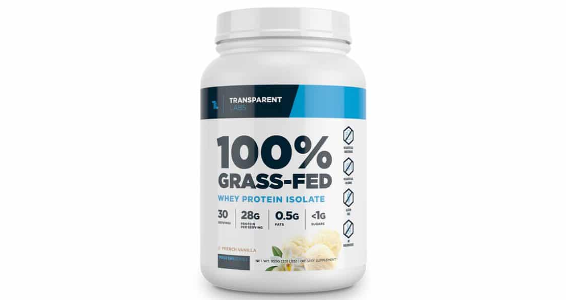 Transparent Labs 100% Grass-Fed Whey Protein Isolate Review