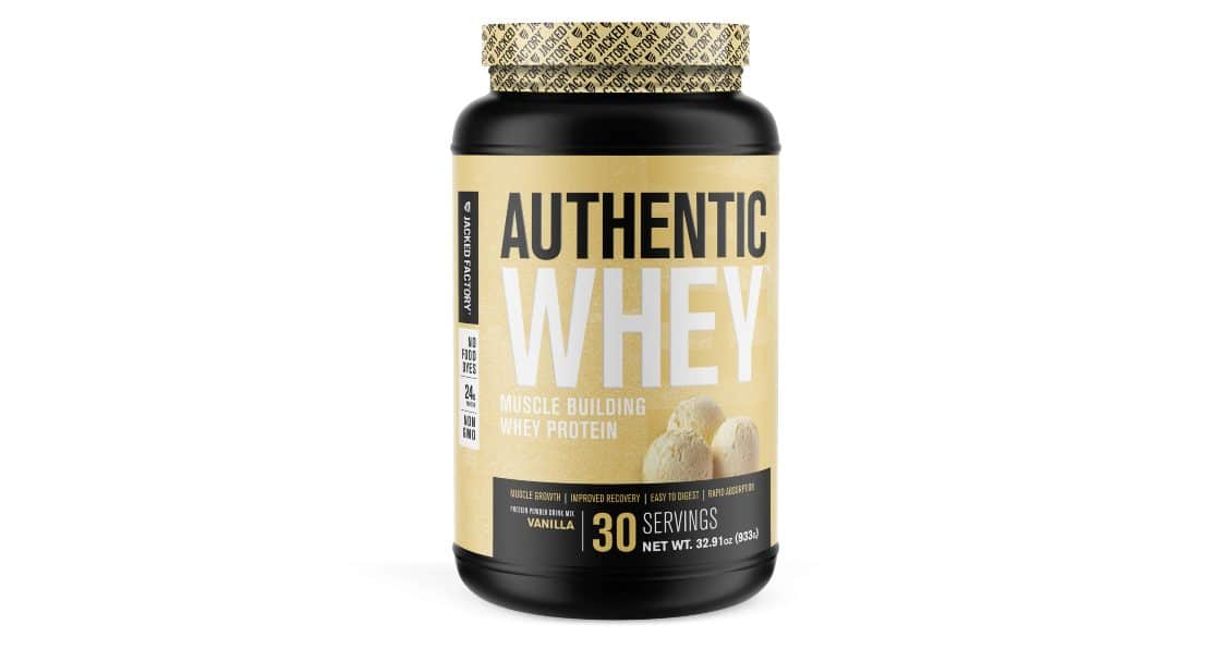 Jacked Factory Authentic Whey Protein Powder Review