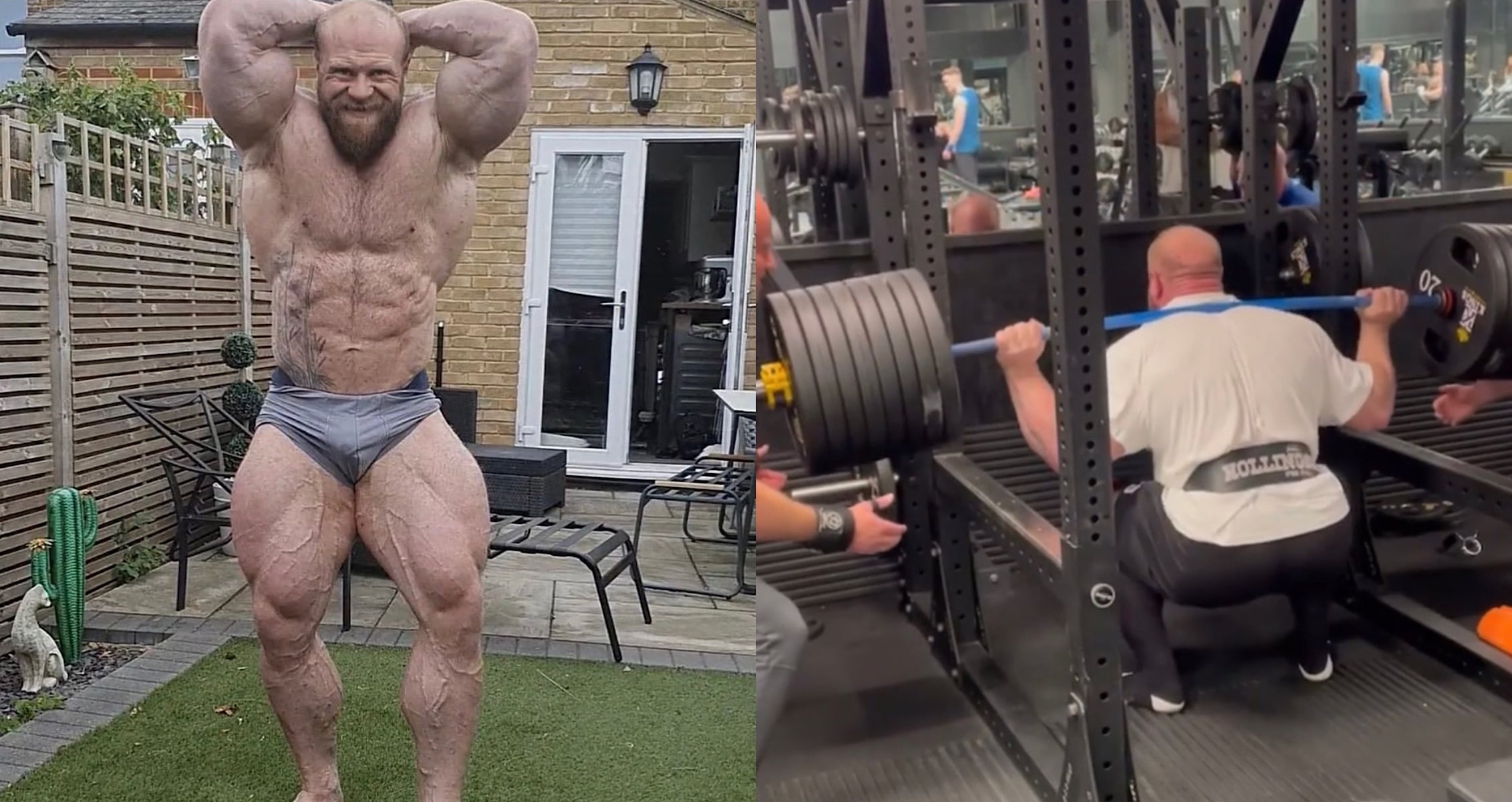 James Hollingshead Hits Insane 750Lb Squat in Recent Leg Day Training