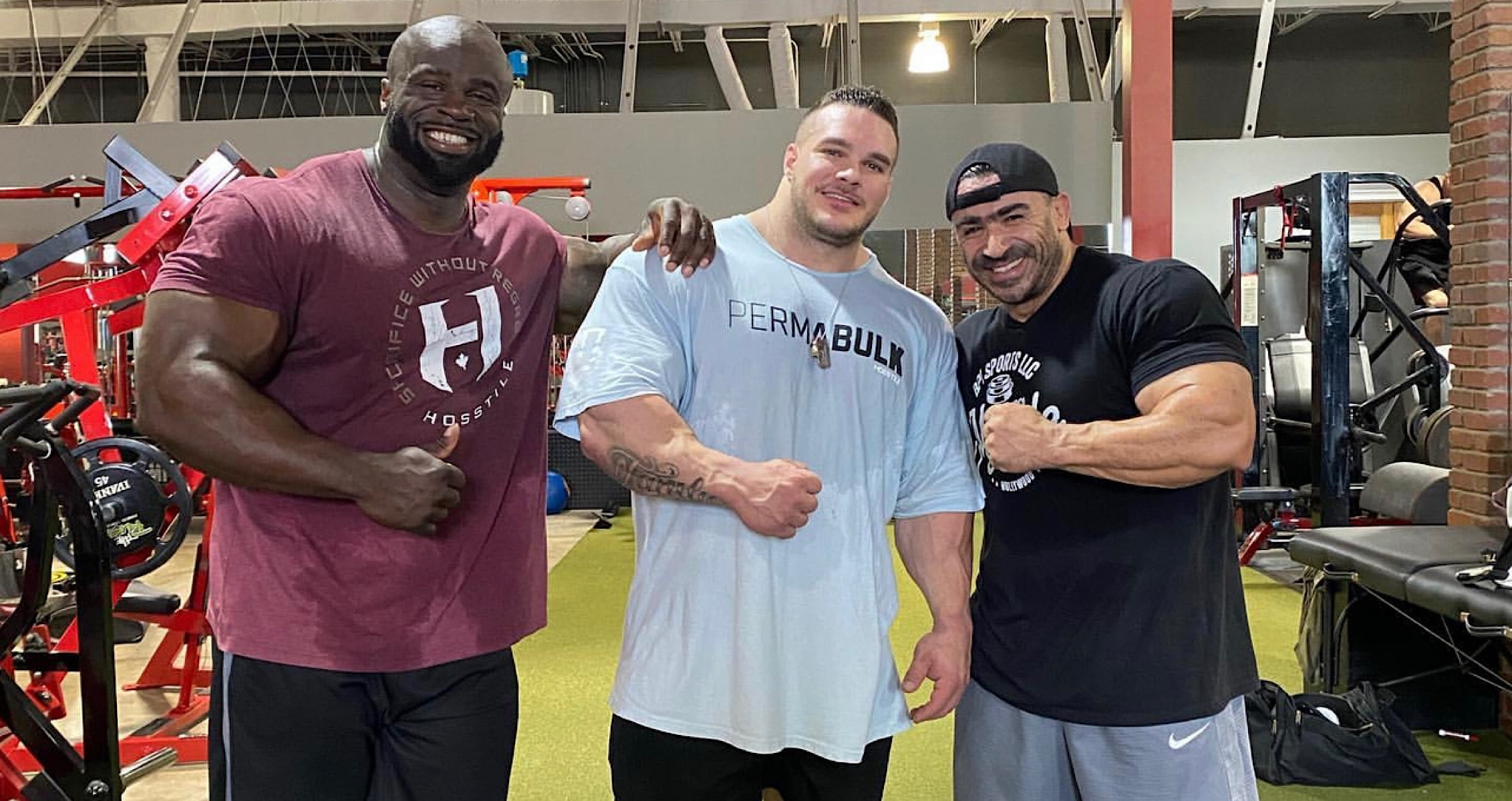 Nick Walker, Kamal Elgargni, and Samson Dauda Team Up For Back Training