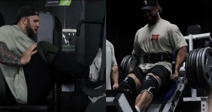 Chris Bumstead & Iain Valliere Put Together A Huge Quad Workout
