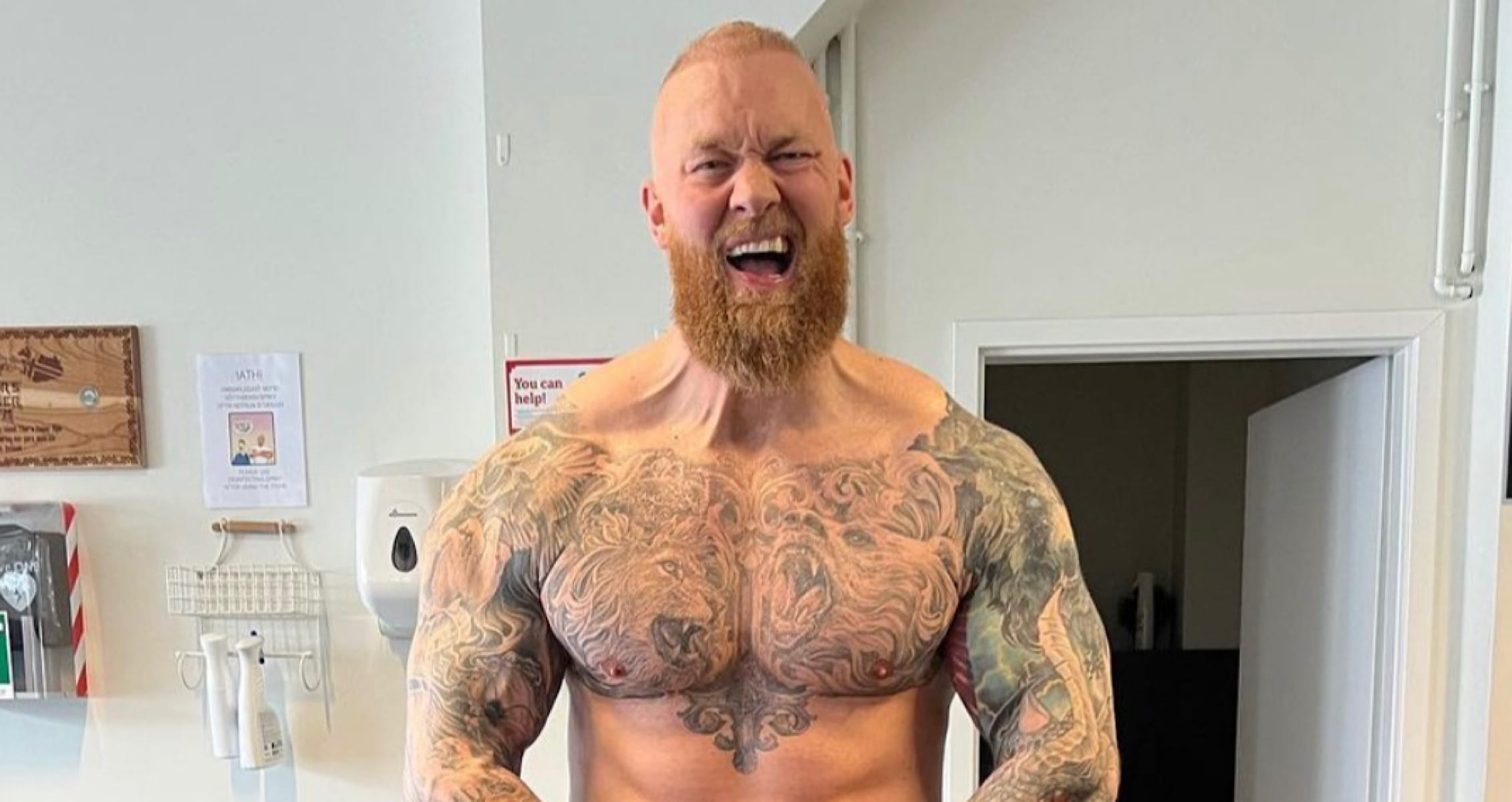 Hafthor Bjornsson Lost 13Lbs Since Eddie Hall Fight, Shares Lean Physique and Current Mindset