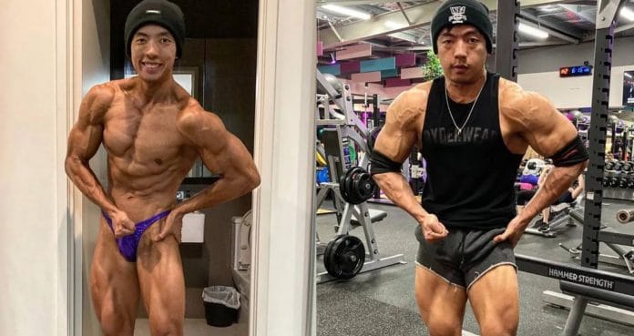 INBA Athlete Marcus Koh’s Unbelievable 2 Week Pre-Contest Vs. Post-Contest Comparison