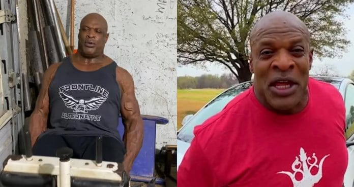 Ronnie Coleman Trains Legs Twice A Week, Hits Calf Raises With Feet “Totally Numb”
